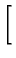 $\displaystyle \left[\vphantom{ \frac{x}{(4\alpha t)^{1/2}} }\right.$